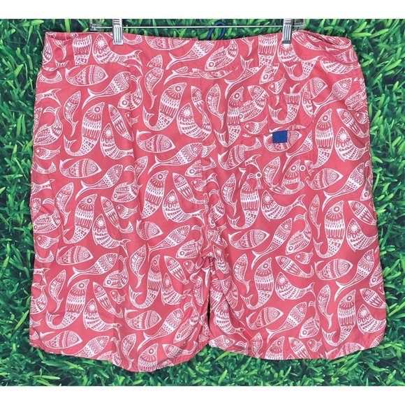 Vineyard Vines Men's Swim Board Shorts Fish 40 Beach Ocean Pool - Picture 2 of 4